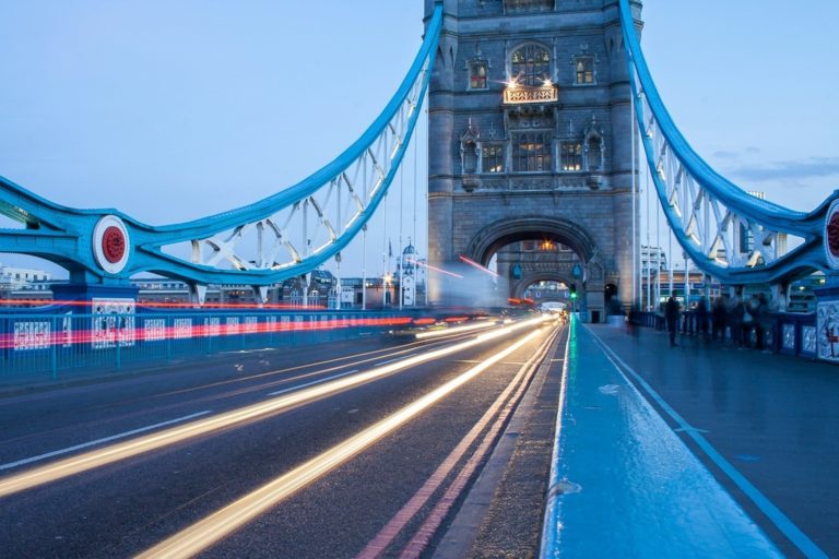 Fast Cars on London Bridge